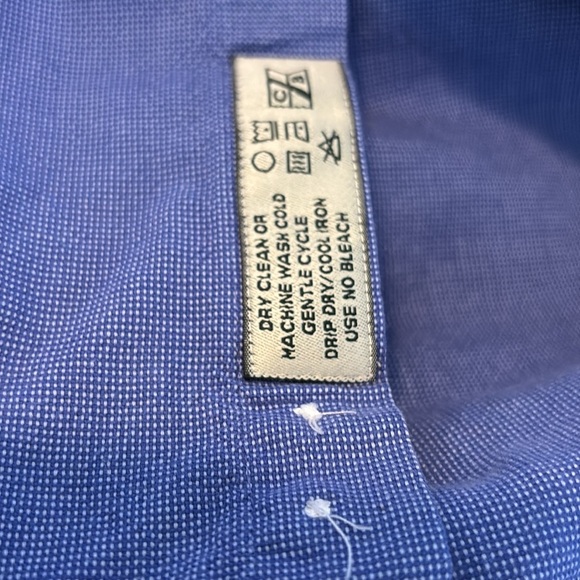 Cutter & Buck men’s blue long sleeve button down shirt size large - Picture 8 of 8